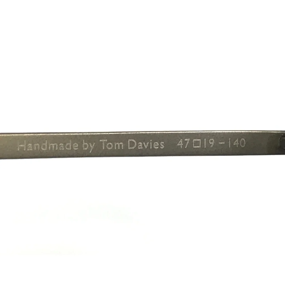 Tom Davies Eyeglasses Frames TD741 Col. 2208 Matte Gray Round Full Rim 47-19-140
